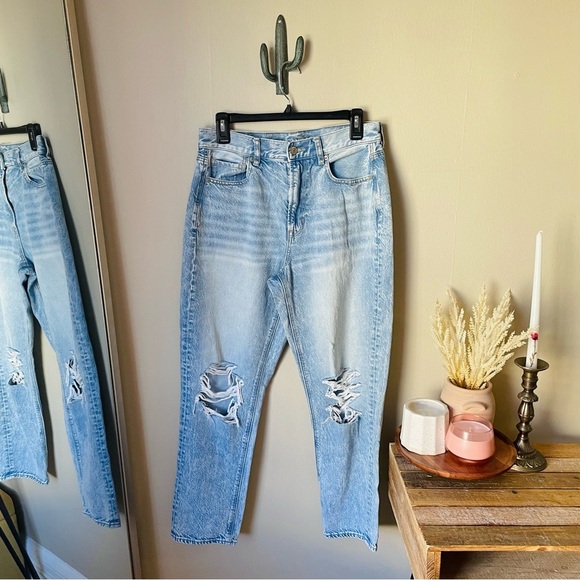 American Eagle Distressed Mom Jean - Picture 2 of 9